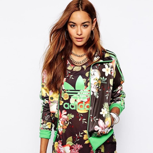 Adidas Original X Farm Rio Fruit Bowl Firebird Track Jacket Limited Edition XS - Picture 1 of 6